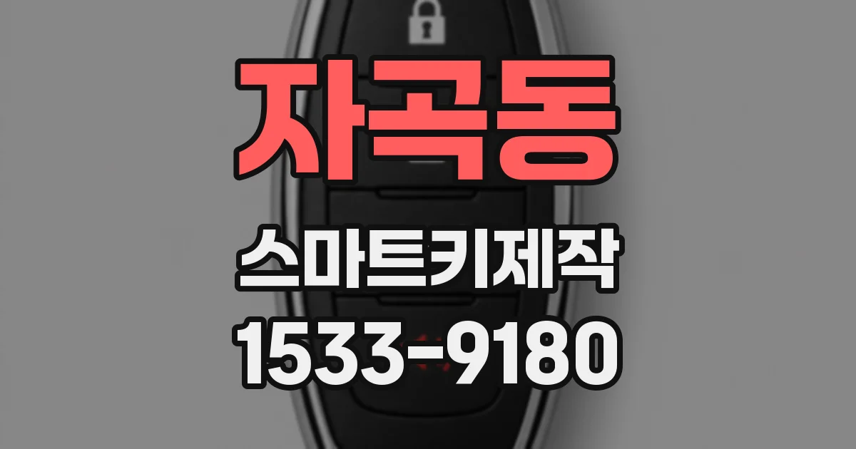 자곡동 스마트키제작