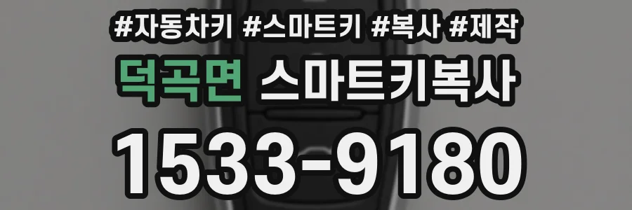 덕곡면 스마트키복사