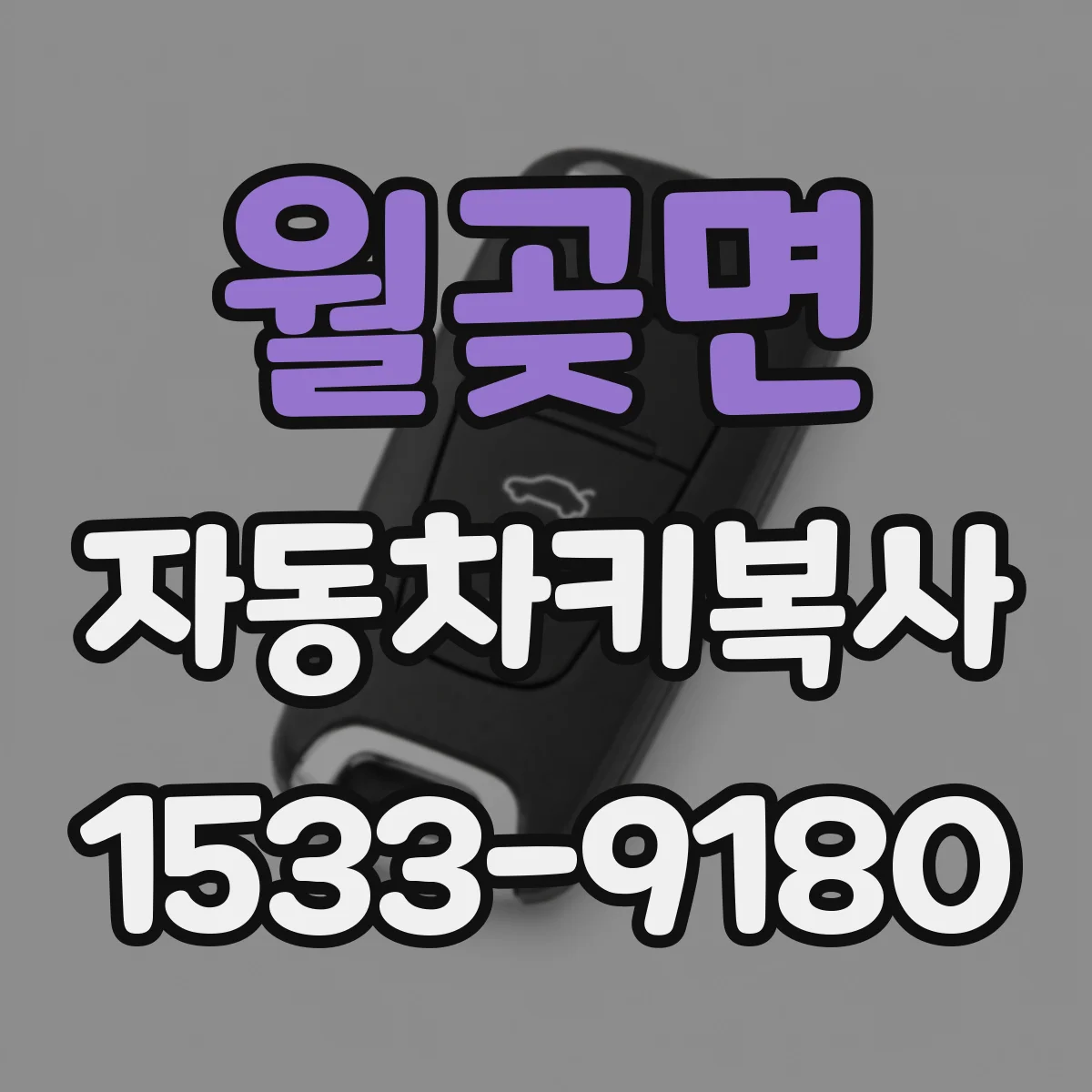 월곶면 자동차키복사