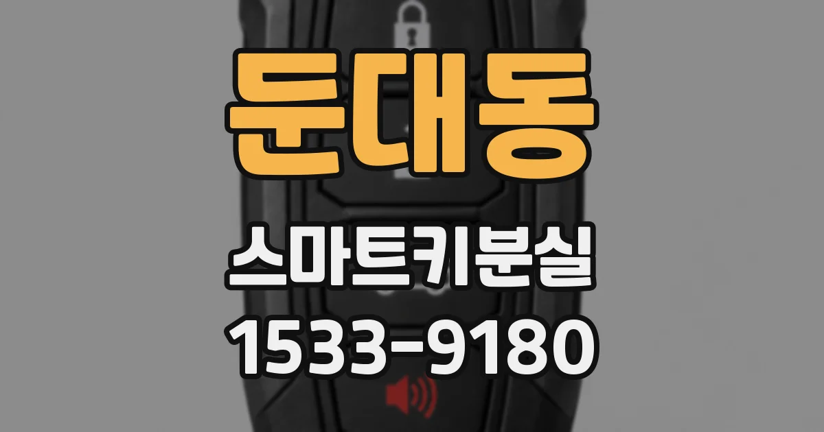 둔대동 스마트키분실