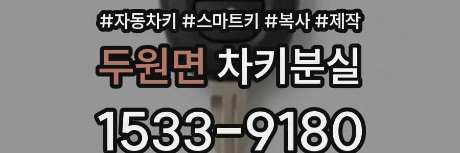 두원면 차키분실