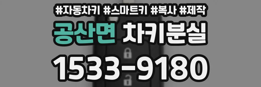 공산면 차키분실