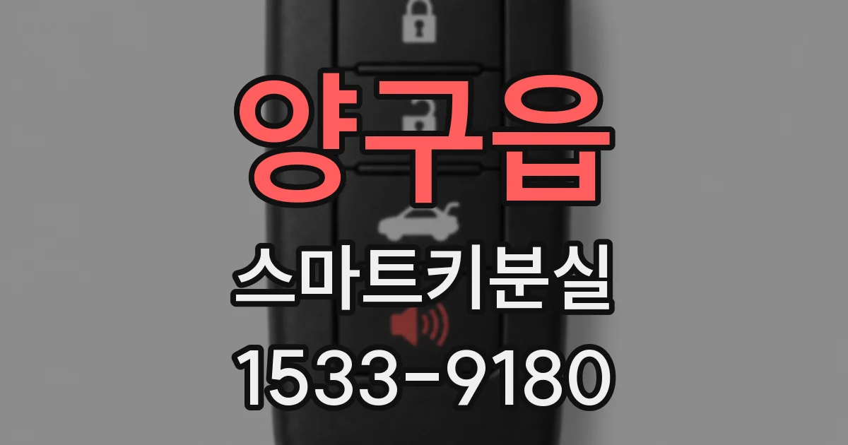 양구읍 스마트키분실