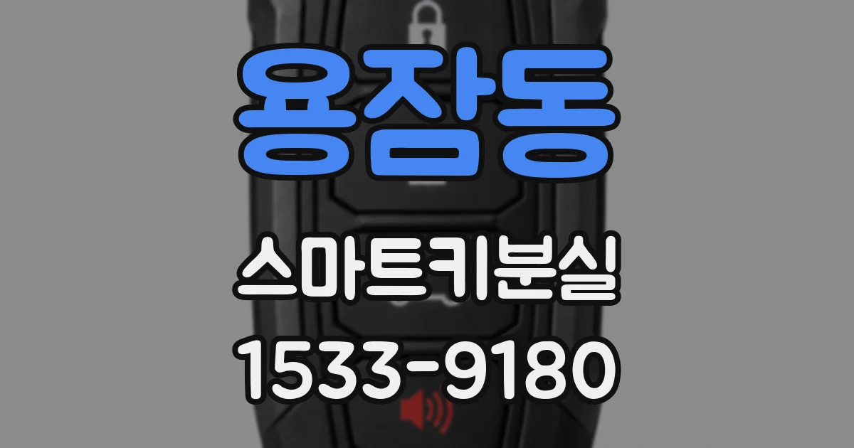 용잠동 스마트키분실