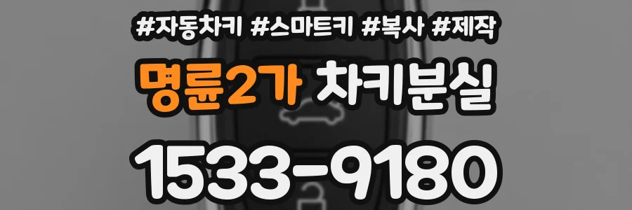 명륜2가 차키분실