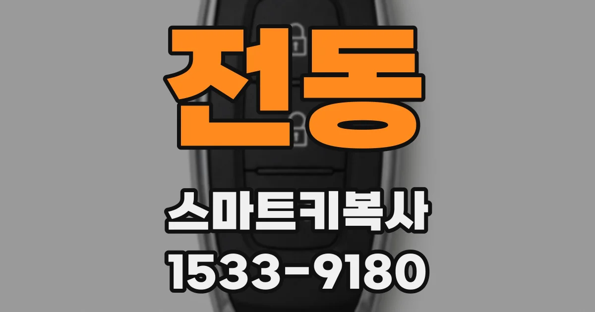 전동 스마트키복사