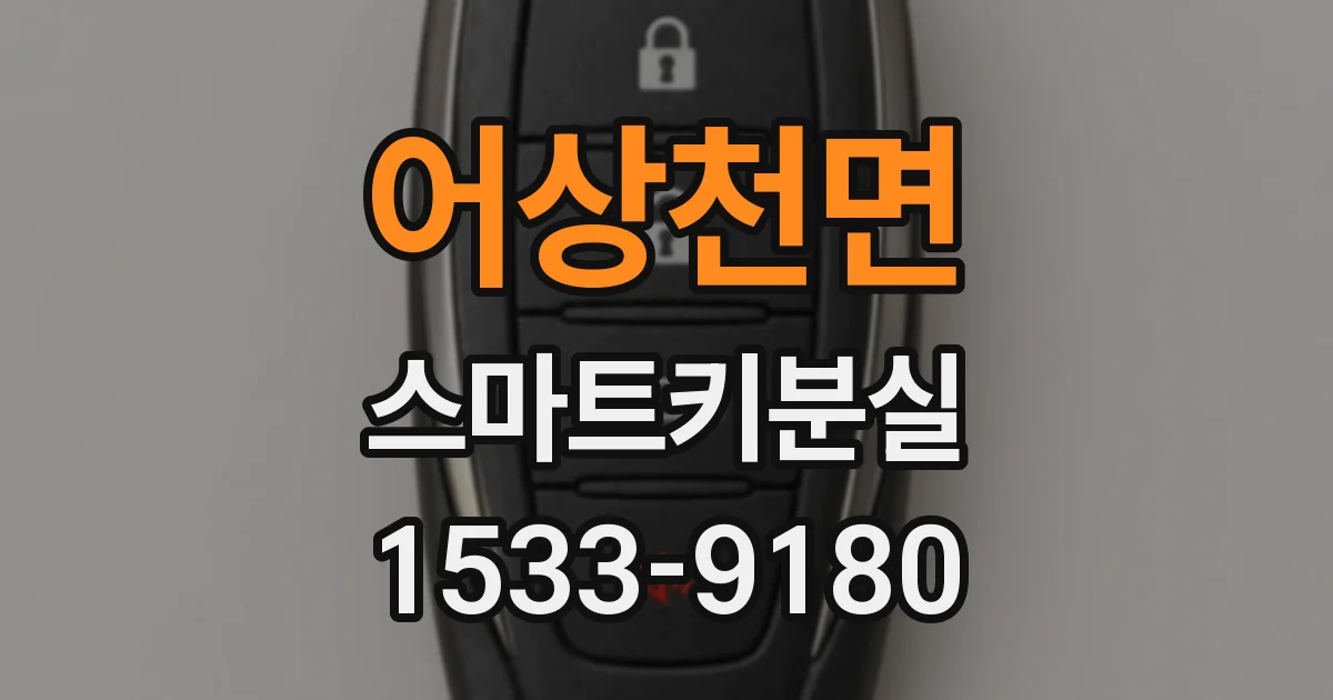 어상천면 스마트키분실