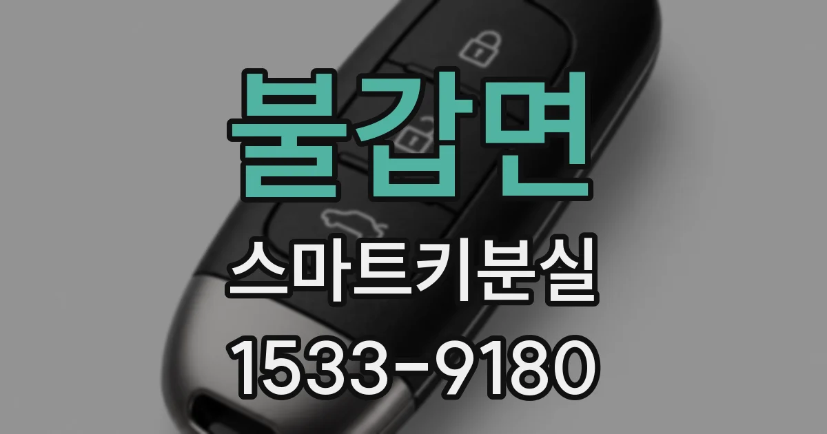 불갑면 스마트키분실