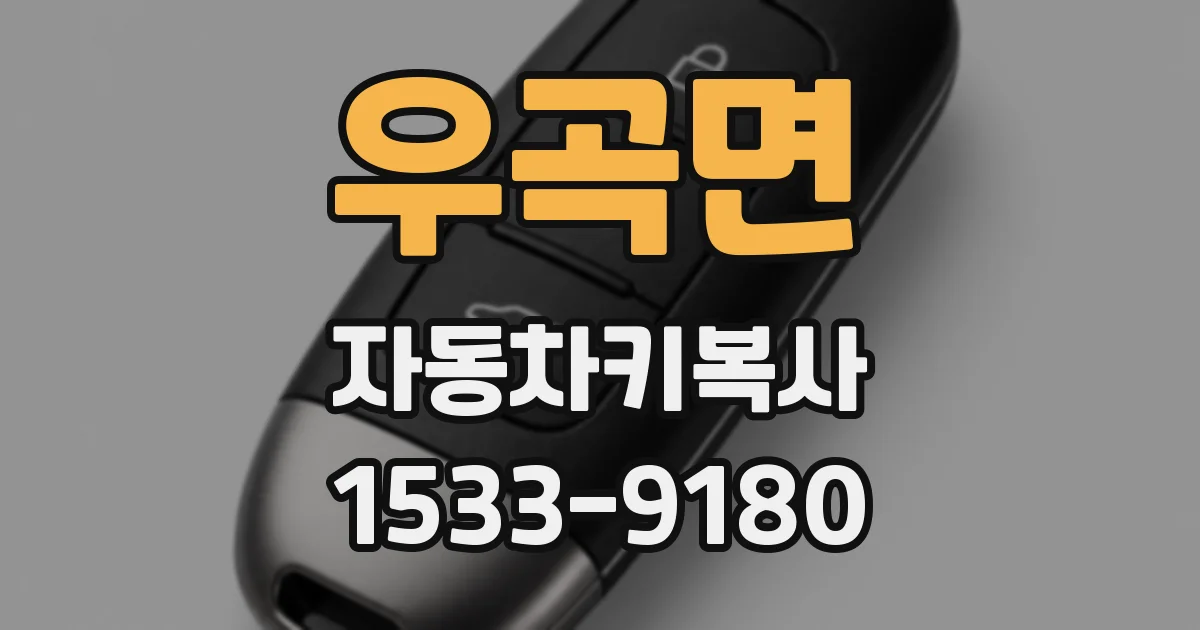 우곡면 자동차키복사