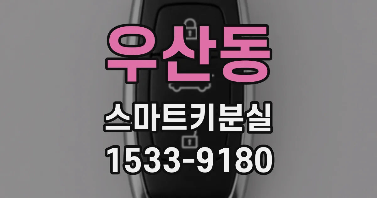 우산동 스마트키분실