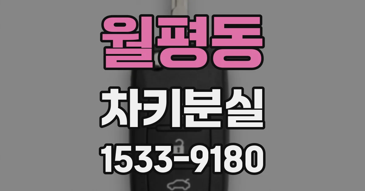 월평동 차키분실