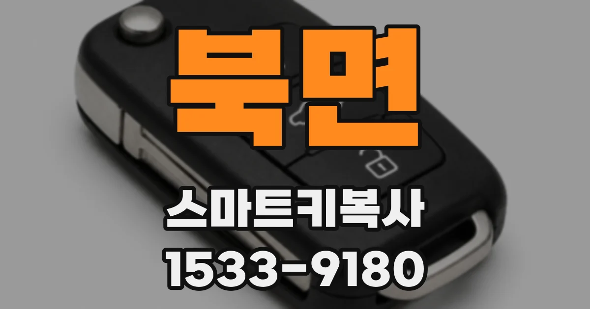 북면 스마트키복사