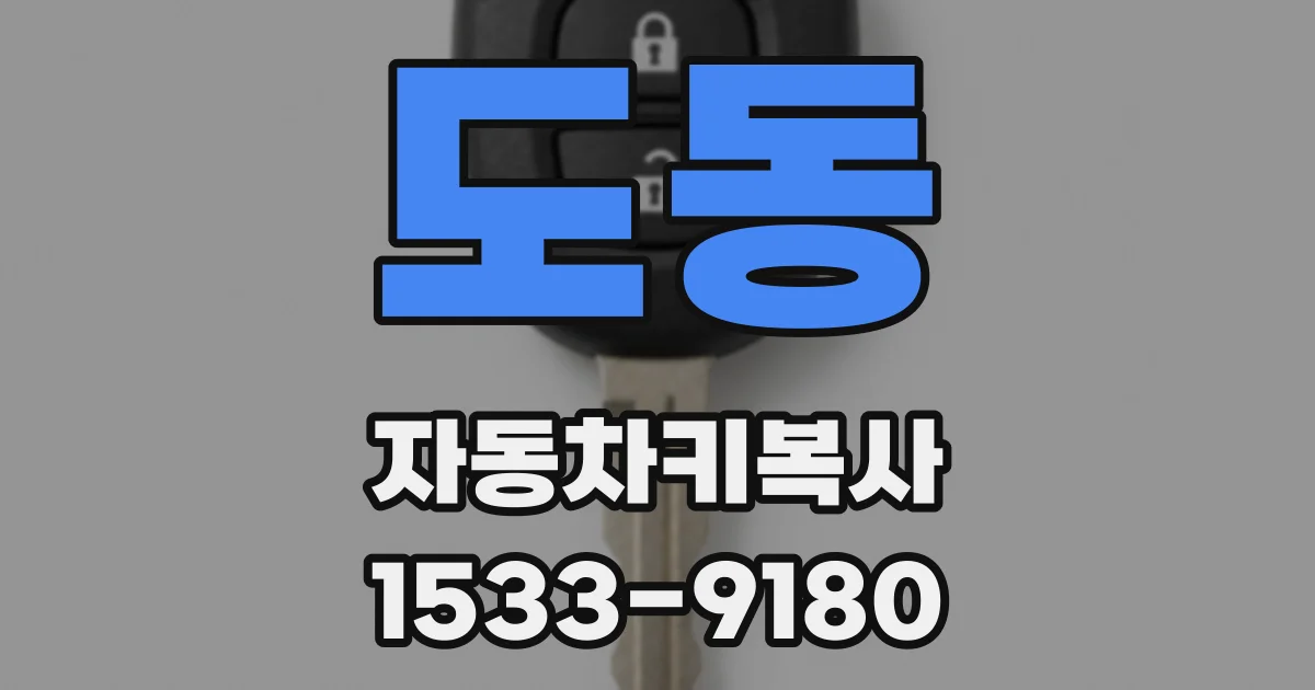 도동 자동차키복사