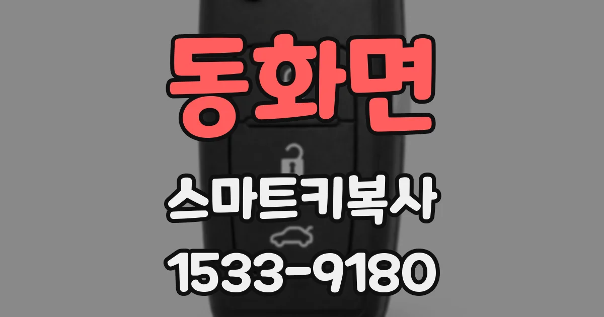 동화면 스마트키복사