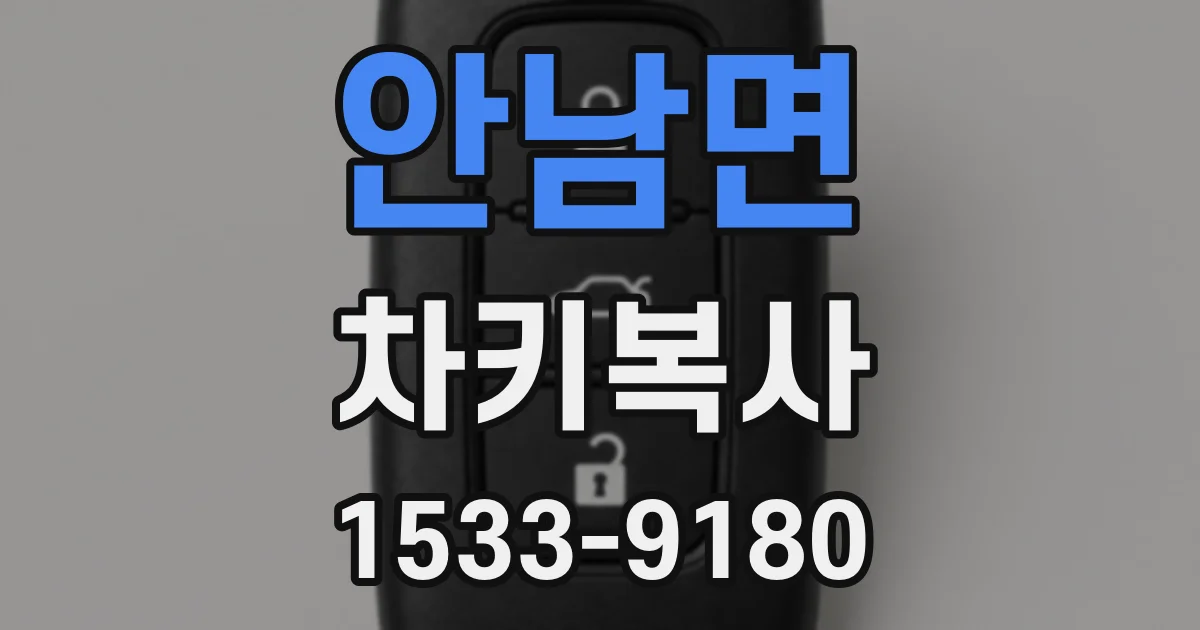 안남면 차키복사