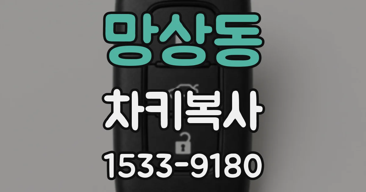 망상동 차키복사