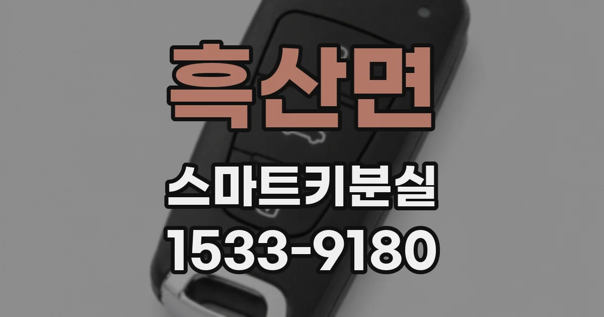 흑산면 스마트키분실