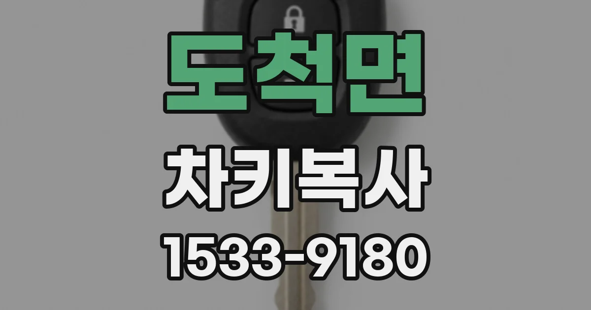 도척면 차키복사
