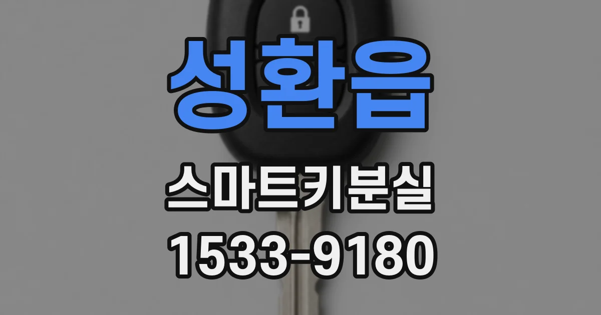 성환읍 스마트키분실