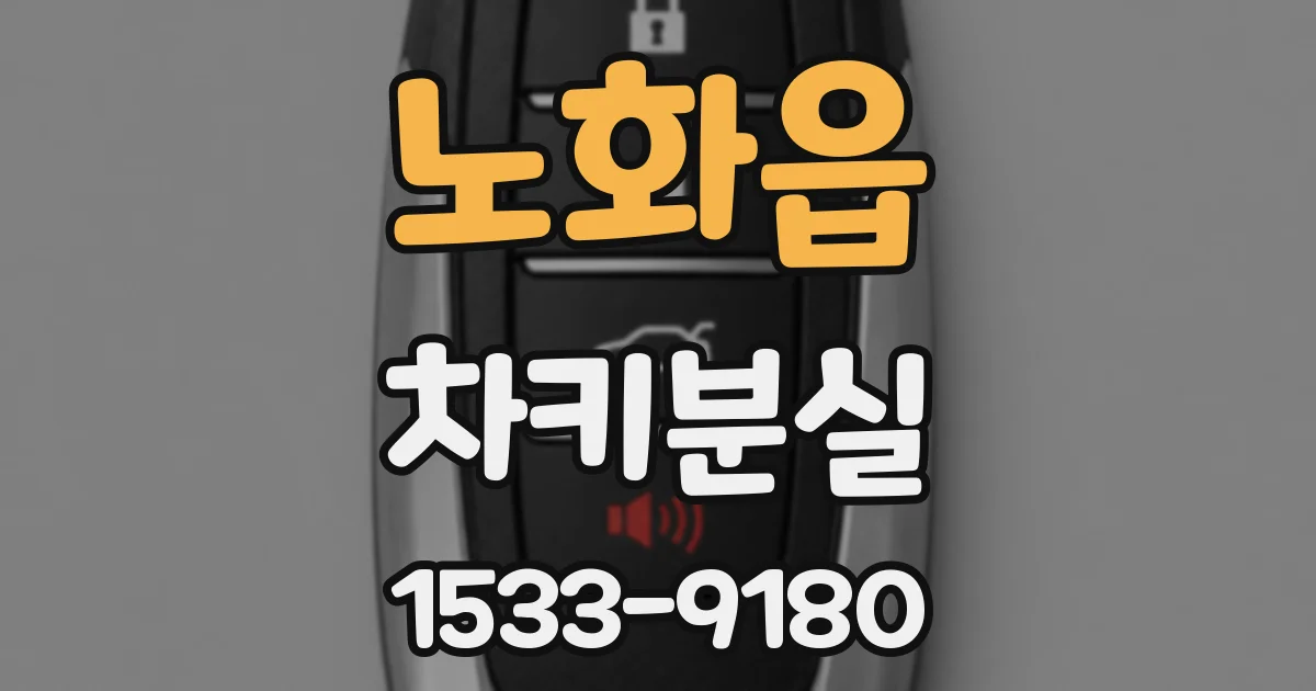 노화읍 차키분실