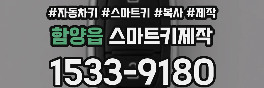 함양읍 스마트키제작