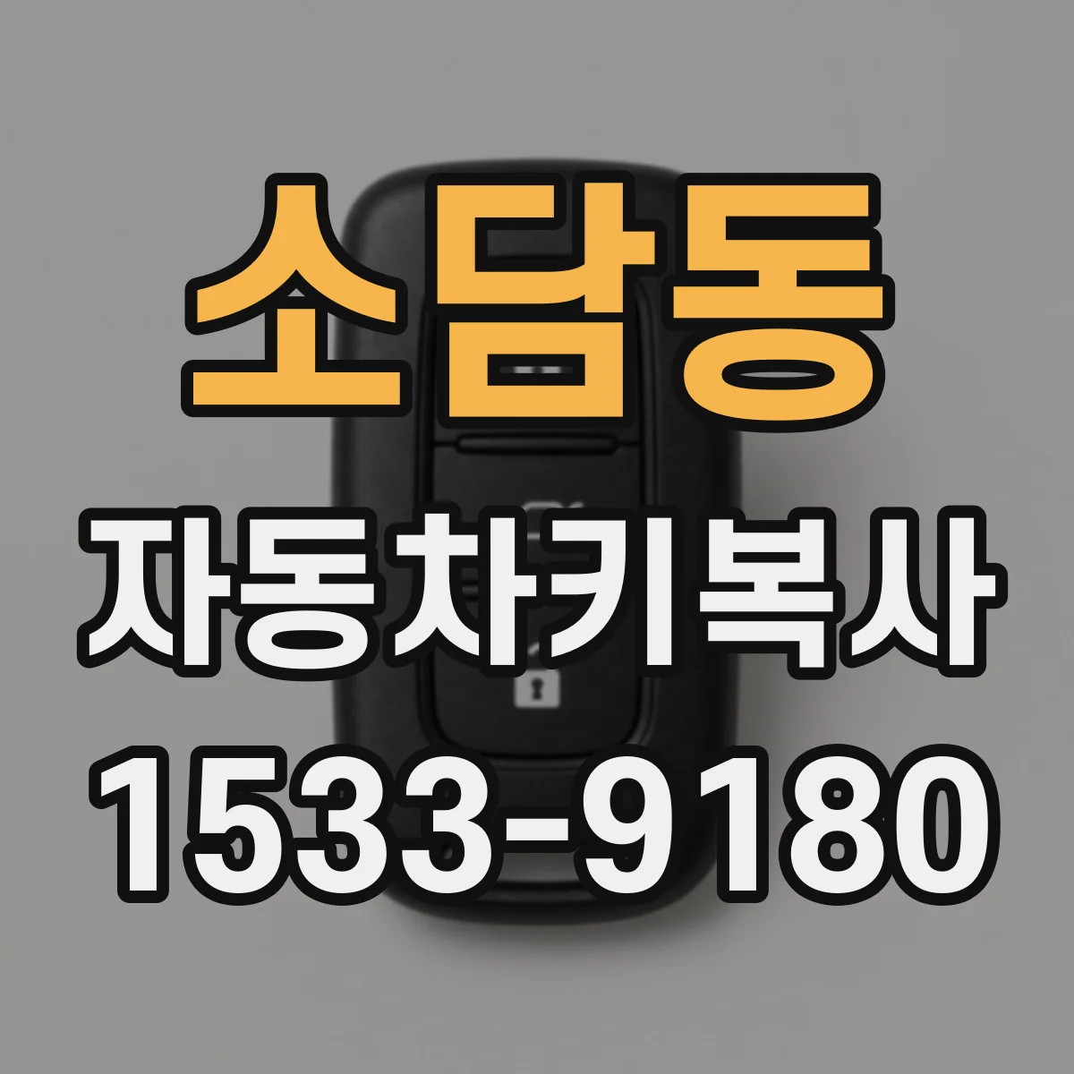 소담동 자동차키복사
