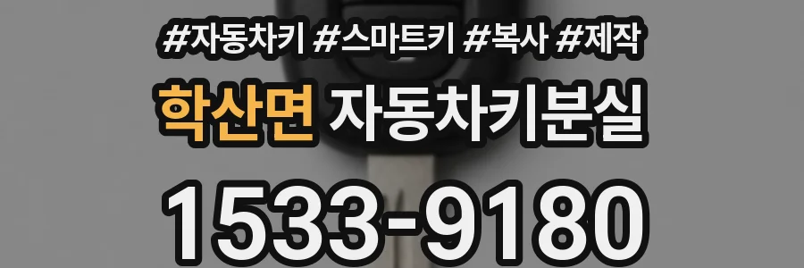 학산면 자동차키분실
