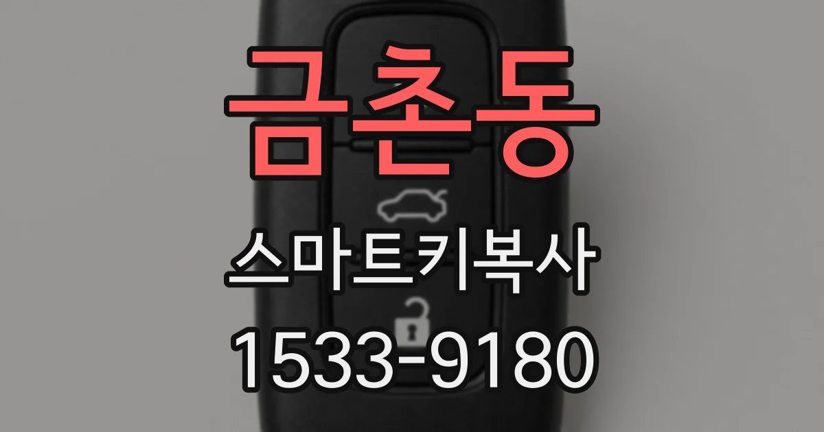 금촌동 스마트키복사