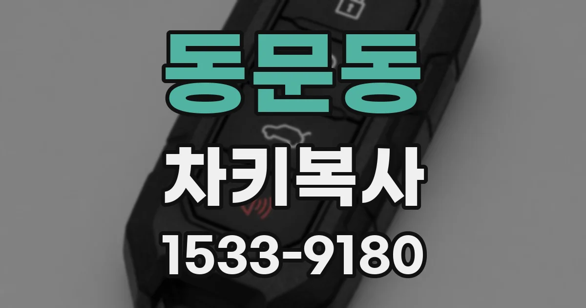 동문동 차키복사