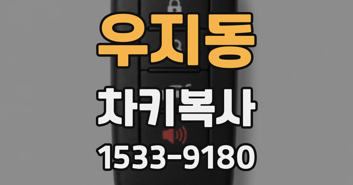 우지동 차키복사