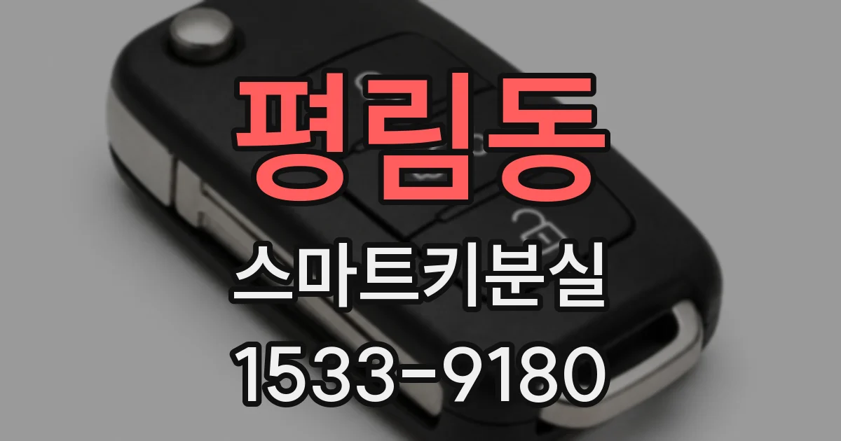 평림동 스마트키분실