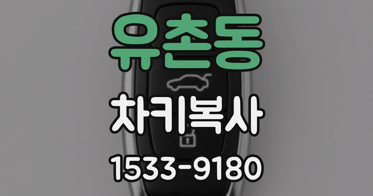 유촌동 차키복사