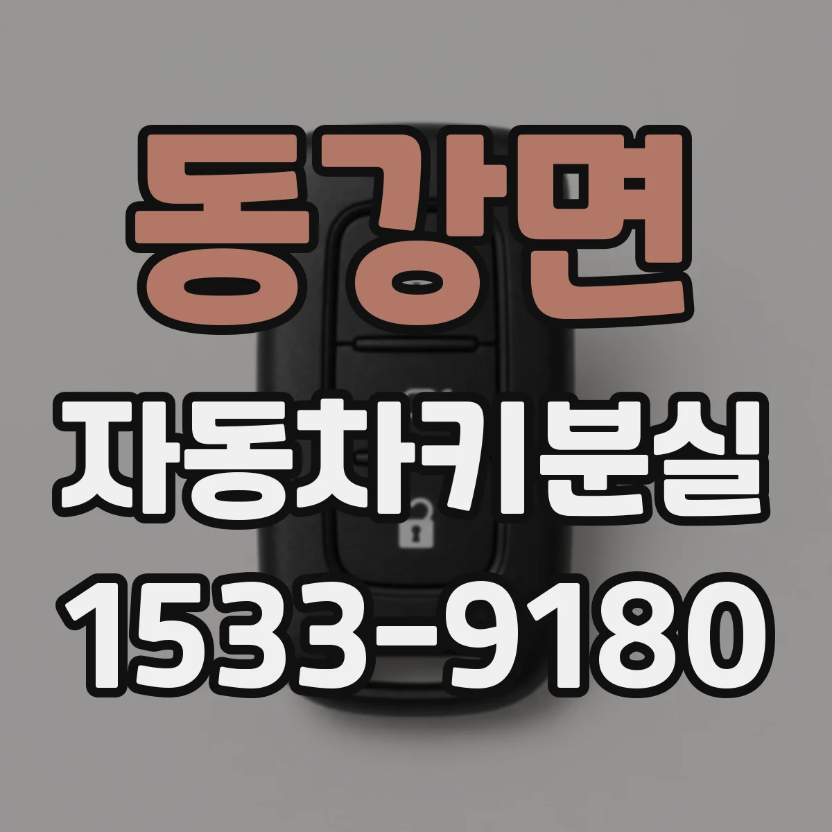 동강면 자동차키분실
