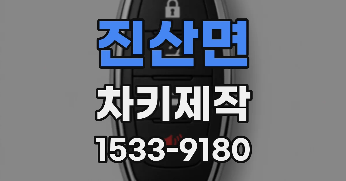 진산면 차키제작