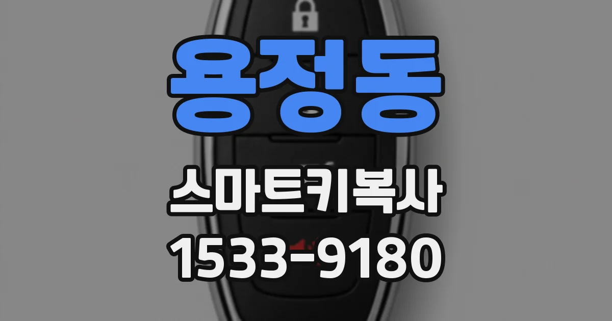 용정동 스마트키복사