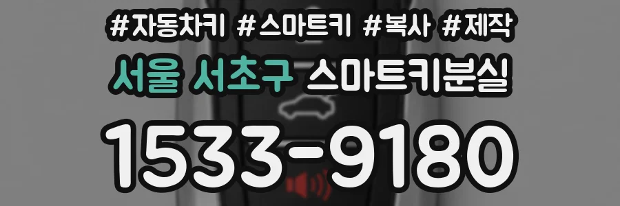 서울 서초구 스마트키분실