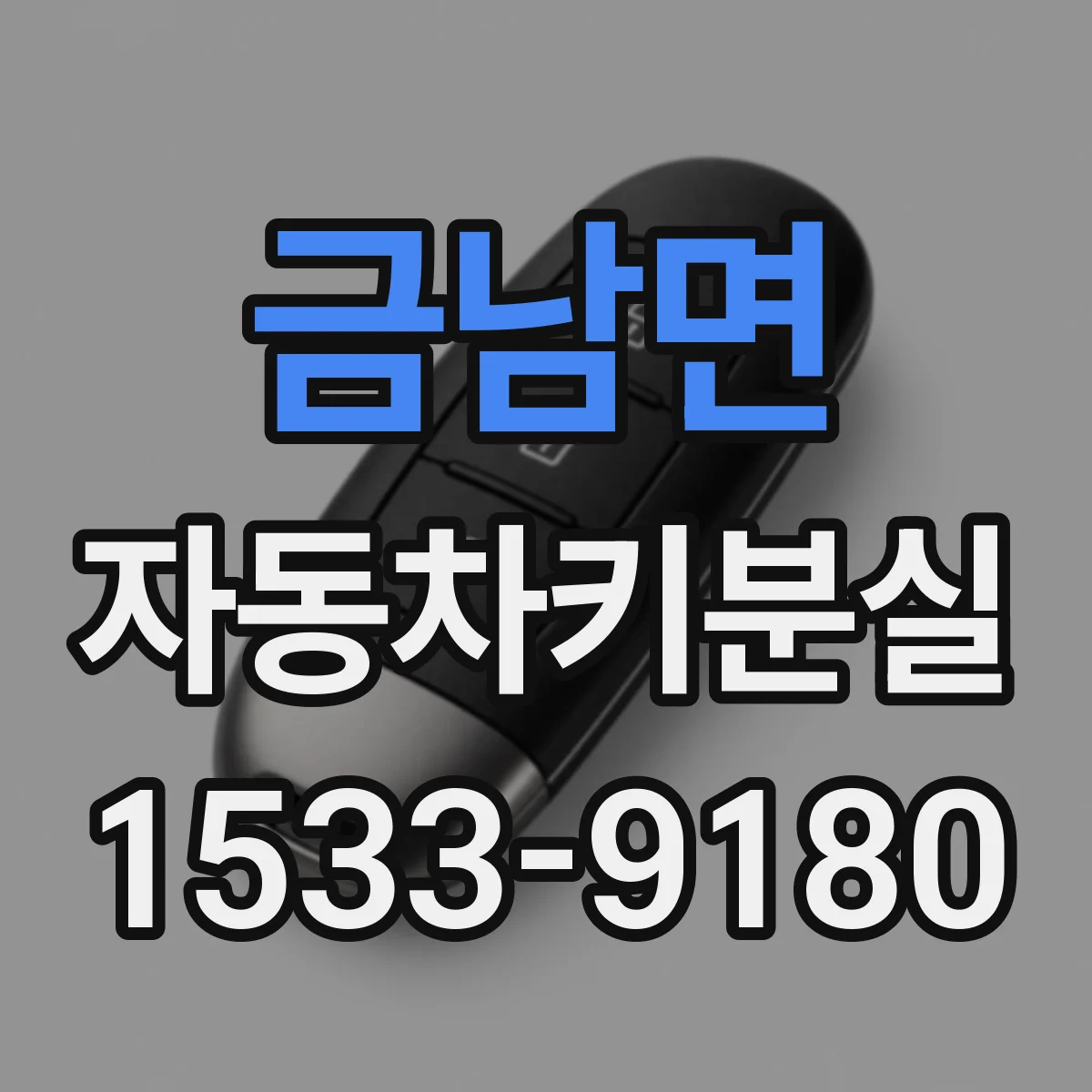 금남면 자동차키분실