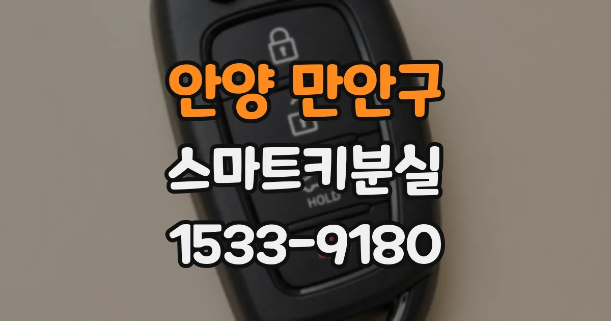 안양 만안구 스마트키분실