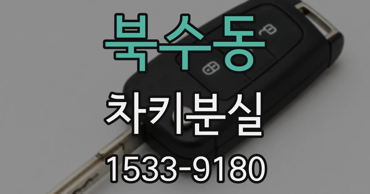 북수동 차키분실