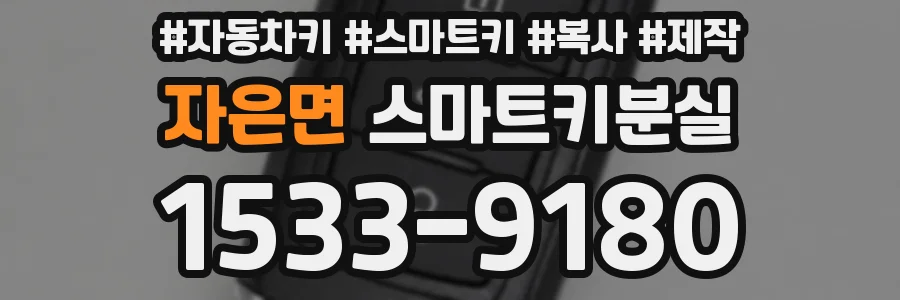 자은면 스마트키분실