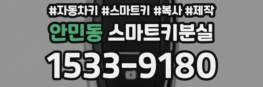안민동 스마트키분실