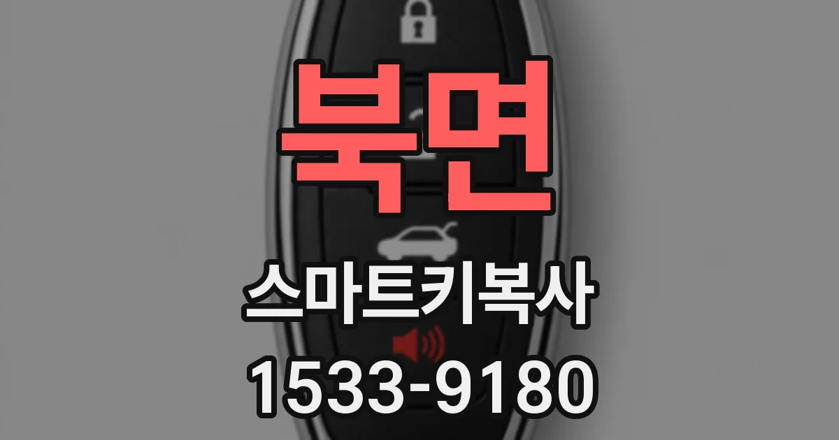 북면 스마트키복사