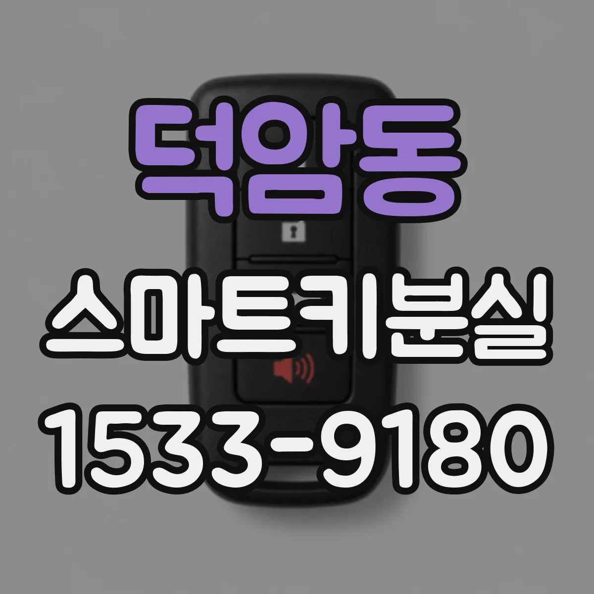 덕암동 스마트키분실