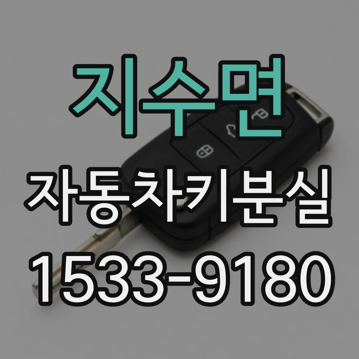 지수면 자동차키분실