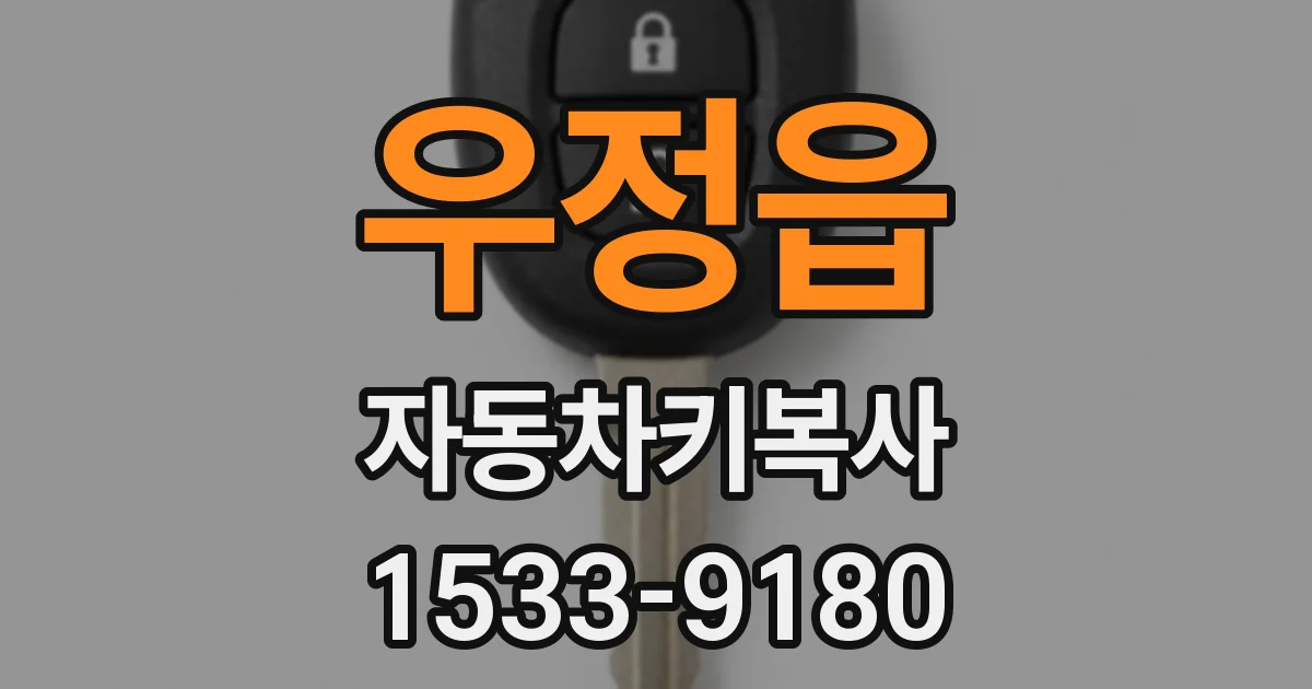우정읍 자동차키복사