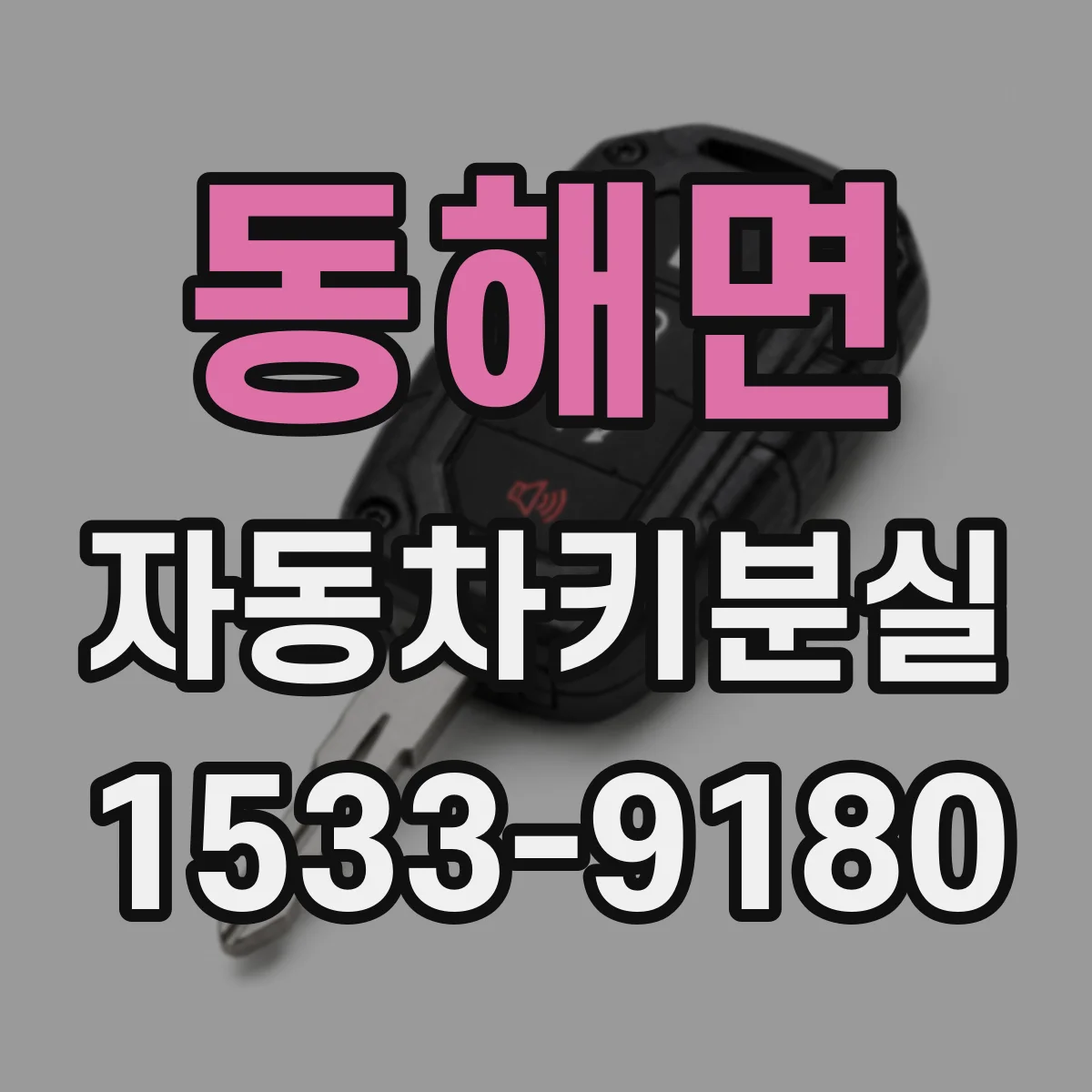 동해면 자동차키분실