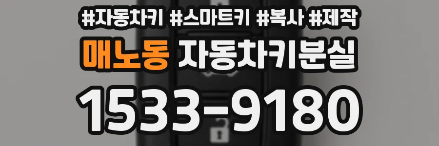 매노동 자동차키분실