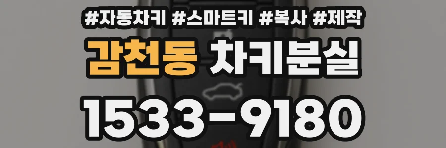 감천동 차키분실
