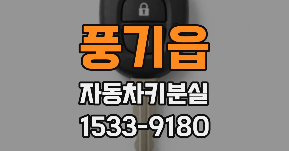 풍기읍 자동차키분실