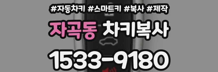 자곡동 차키복사